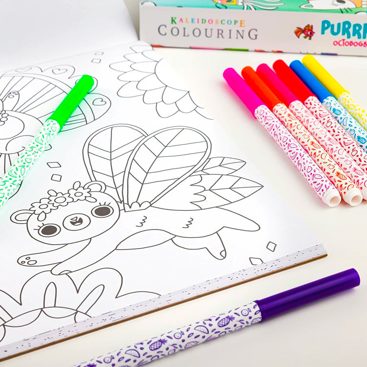 Purrmaids And Octodogs Bumper Colouring Set