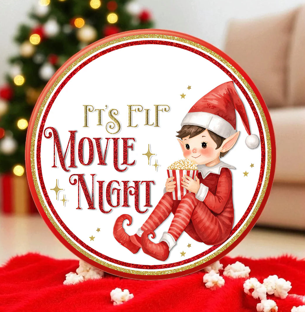 ELF MOVIE NIGHT | CHOCOLATE TUB DECAL