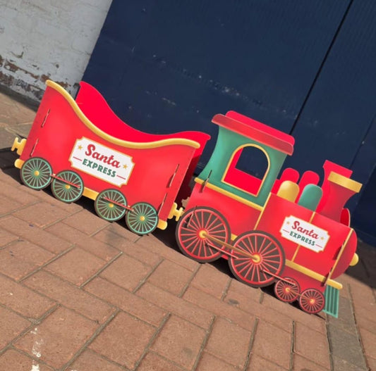Large Christmas gift train