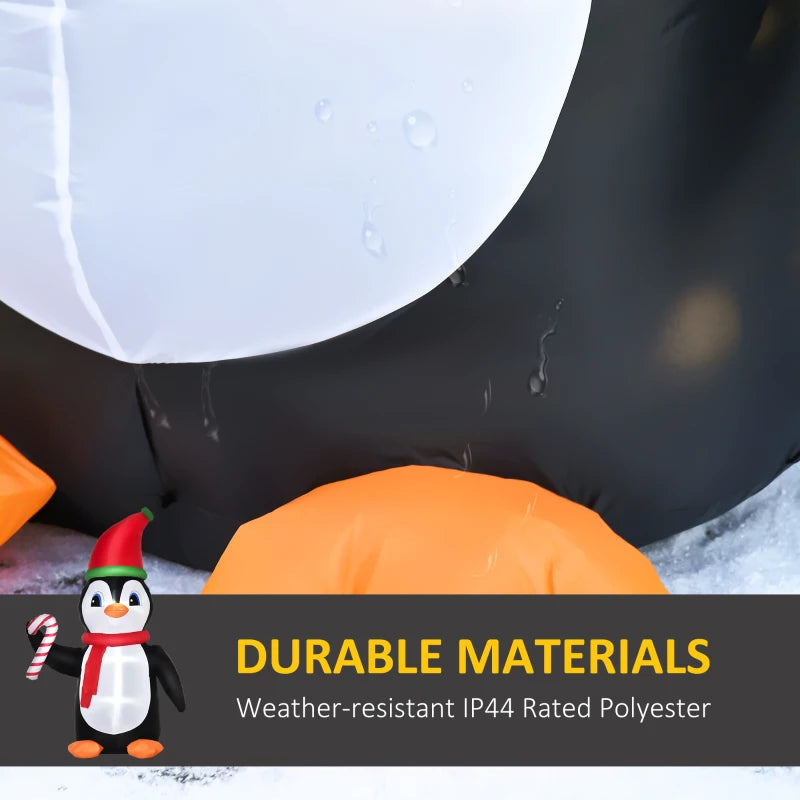 8ft Inflatable Christmas Penguin Outdoor Decoration