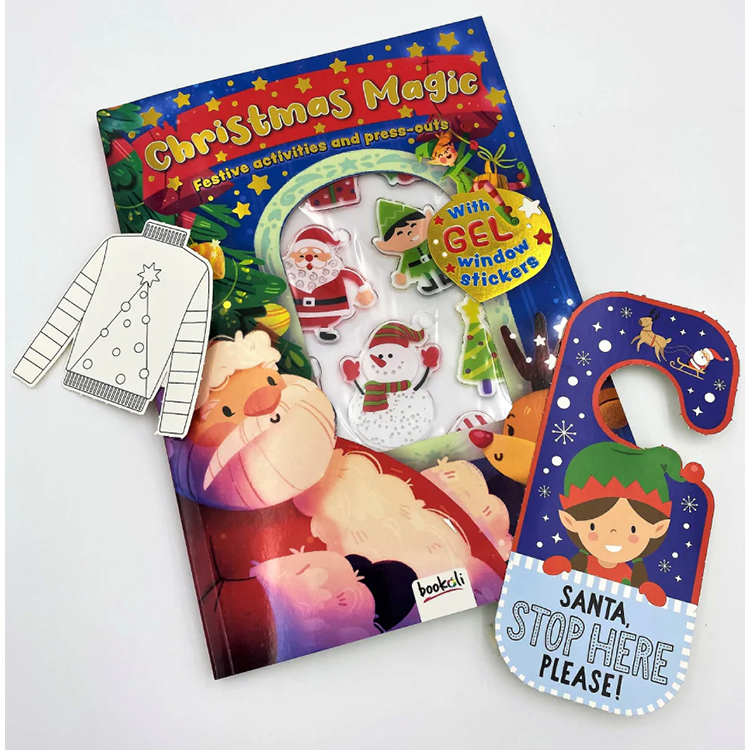 Christmas Magic Bumper Activity Book ( + Gel Window Stickers )