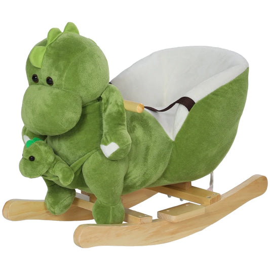 Dinosaur-Shaped Baby Rocking Horse