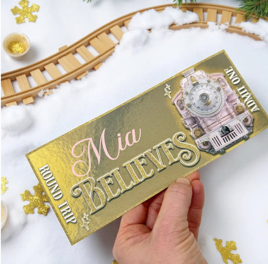 MAGICAL EXPRESS TRAIN TICKETS- PINK