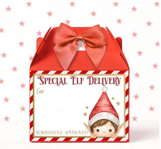 RED ELFIE SPECIAL DELIVERY - TREAT BOX