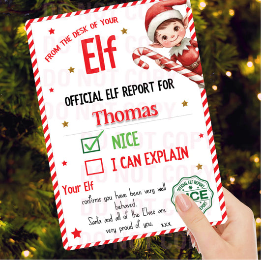 RED OFFICIAL ELF REPORT