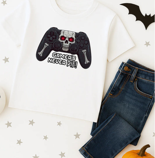Gamers Never Die Children’s T-Shirt