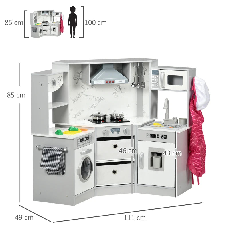 Toy Kitchen with Running Water, Lights And Sounds