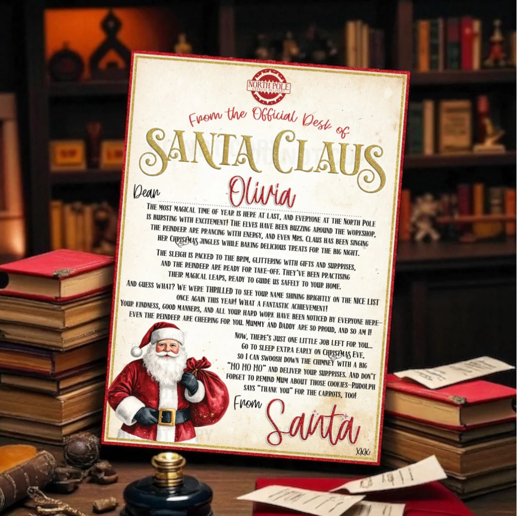 LETTER FROM SANTA SET