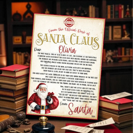 LETTER FROM SANTA SET