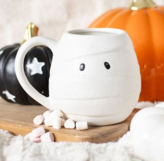 MUMMY SHAPED ROUND MUG