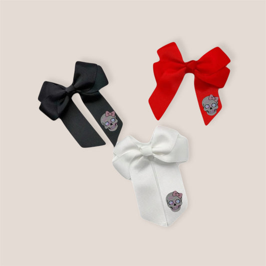 Skull Hairbow