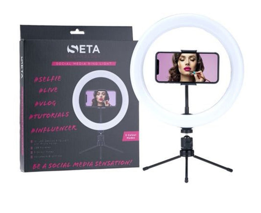 Social Media Ring Light With Phone Holder