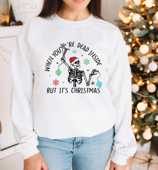 Dead Christmas Adult Sweatshirt