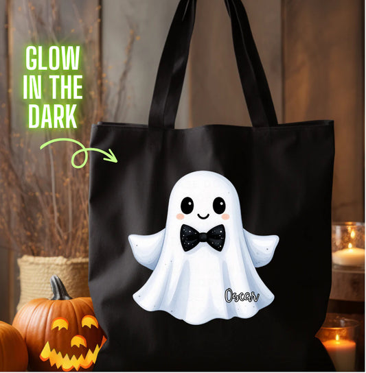 GHOST GLOW IN THE DARK MINI TOTE BAG