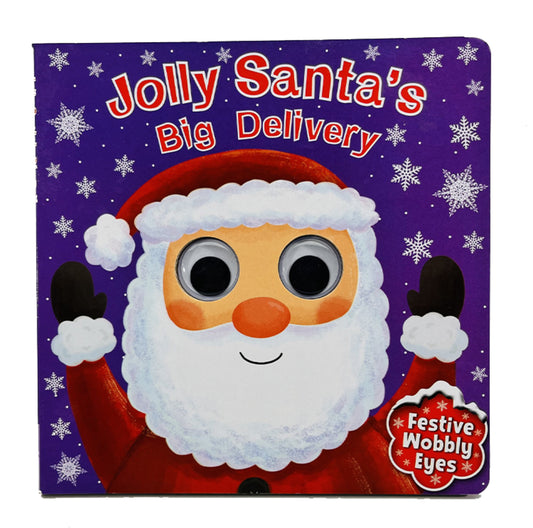 Santa Wobbly Eyes Board Book