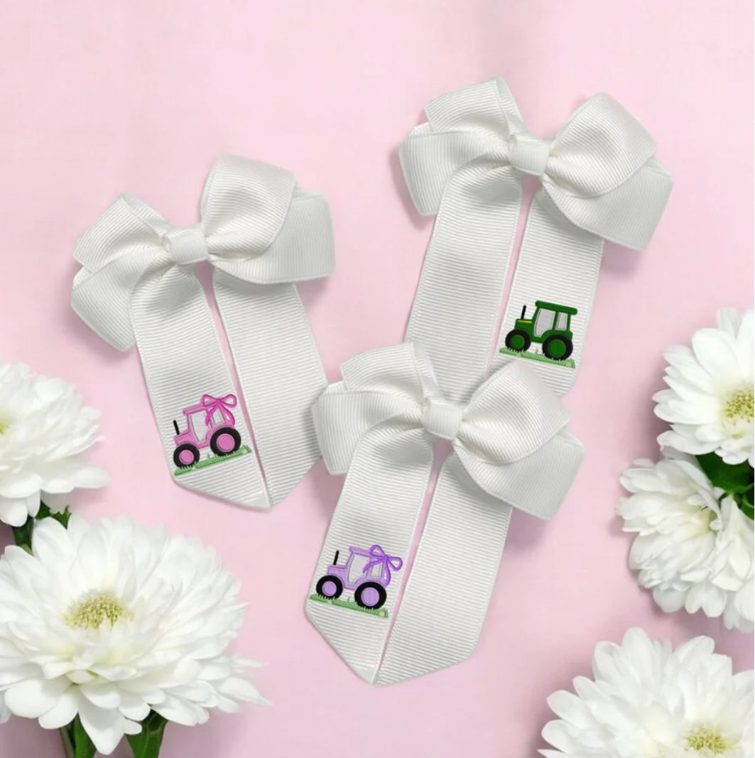 Tractor Children’s HairBow