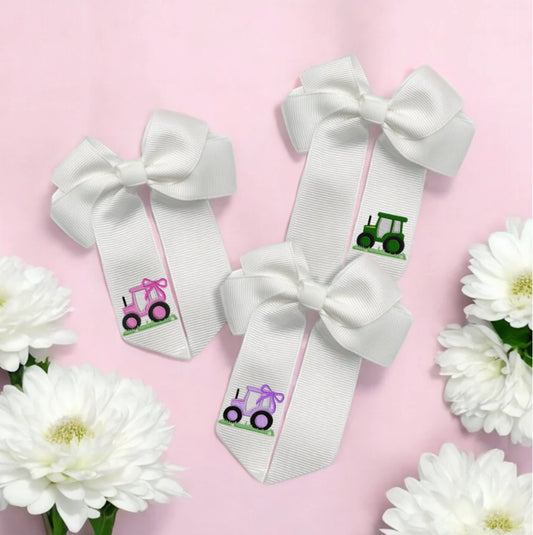 Tractor Children’s HairBow