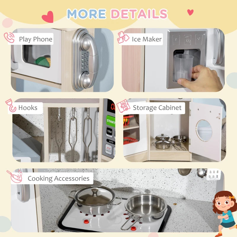 Kids Kitchen Playset, with Accessories