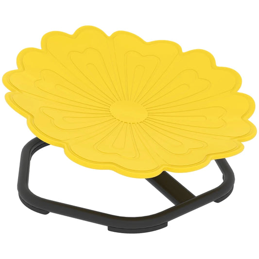 Flower-Shaped Sensory Spinning Chair with Non-Slip Base