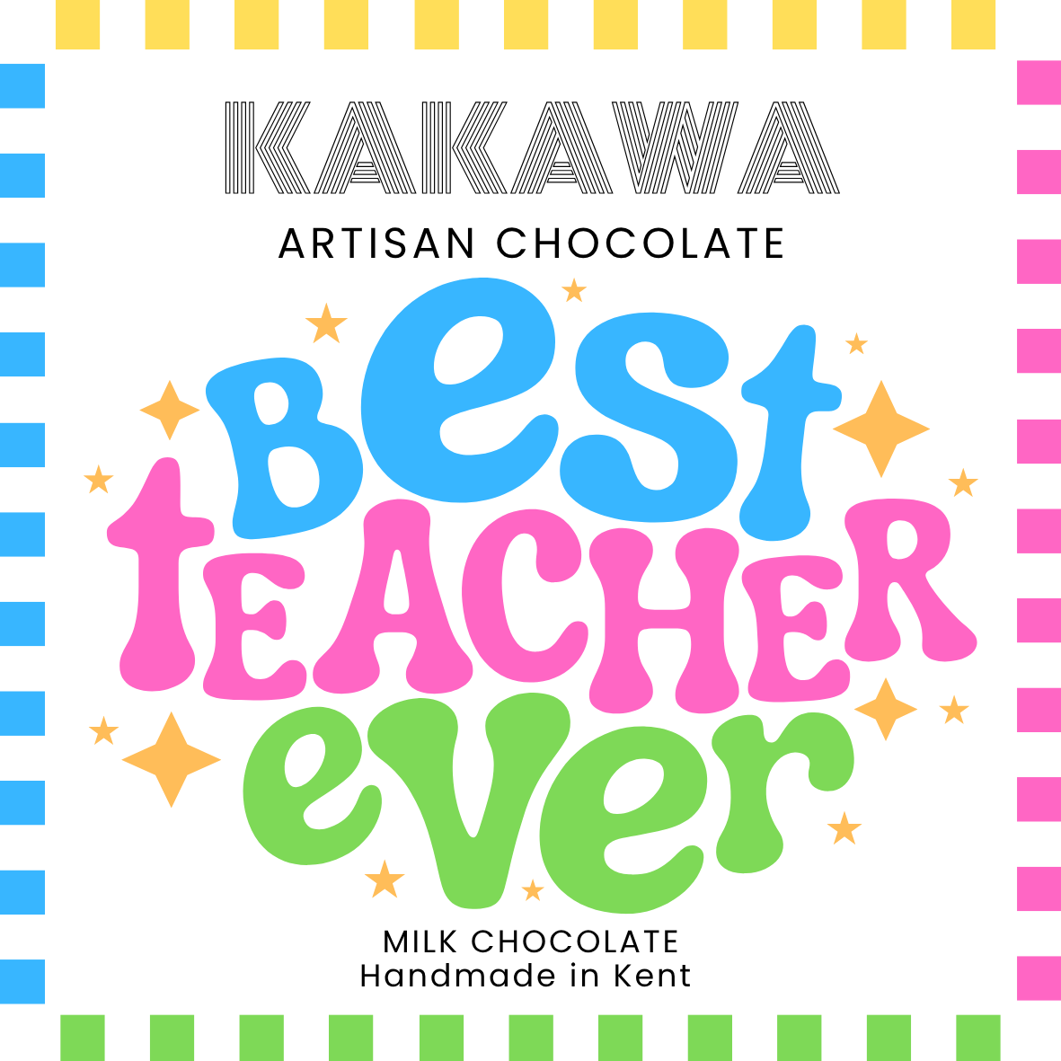 Best Teacher Ever - The Chocolate Lovers Mini Bloc Collection (5x96g)
