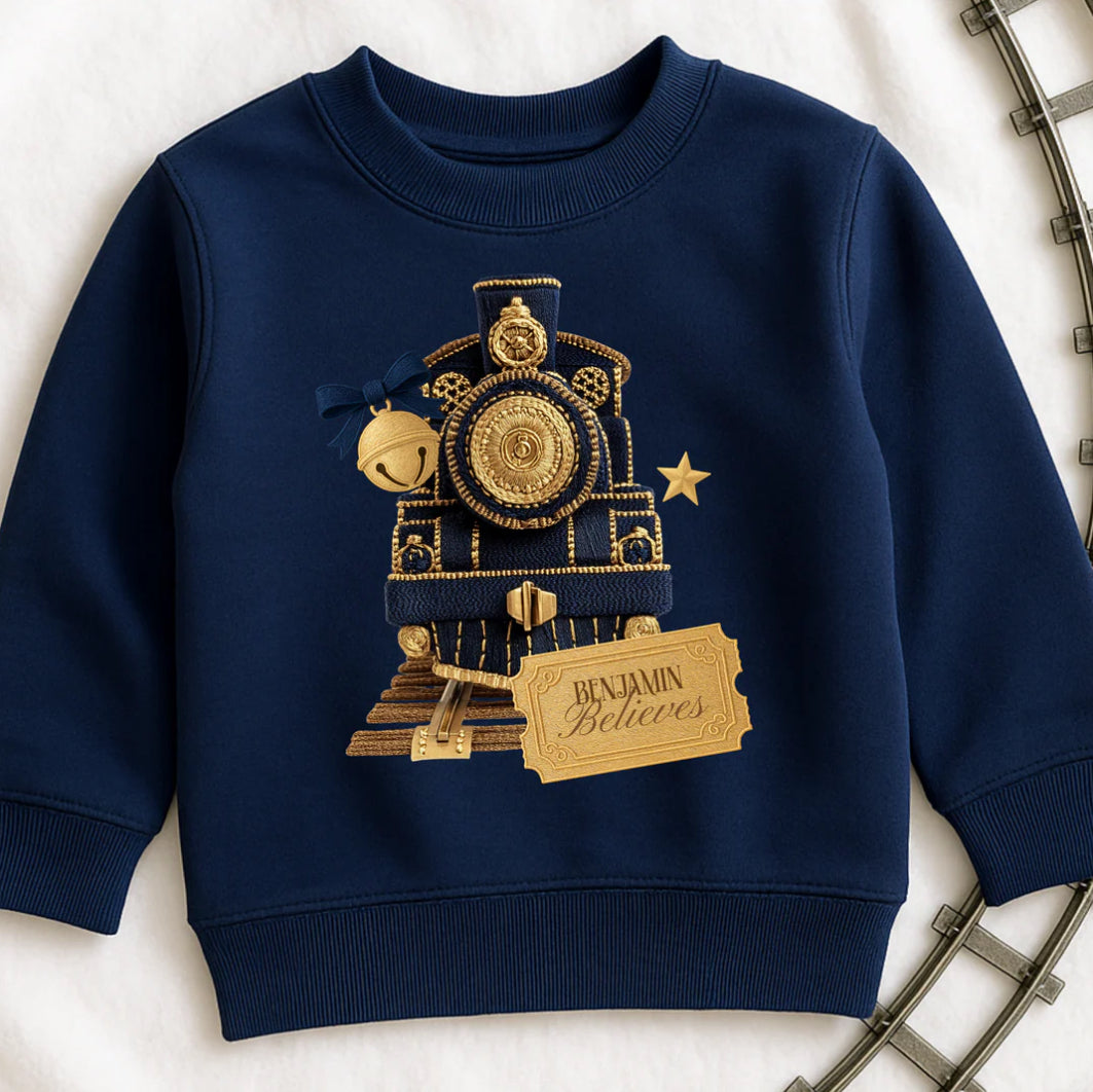 Navy “believes” express train children’s sweatshirt