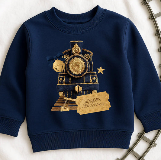 Navy “believes” express train children’s sweatshirt