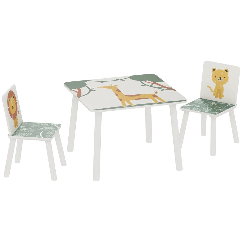 3-Piece Toddler Table and Chair Set