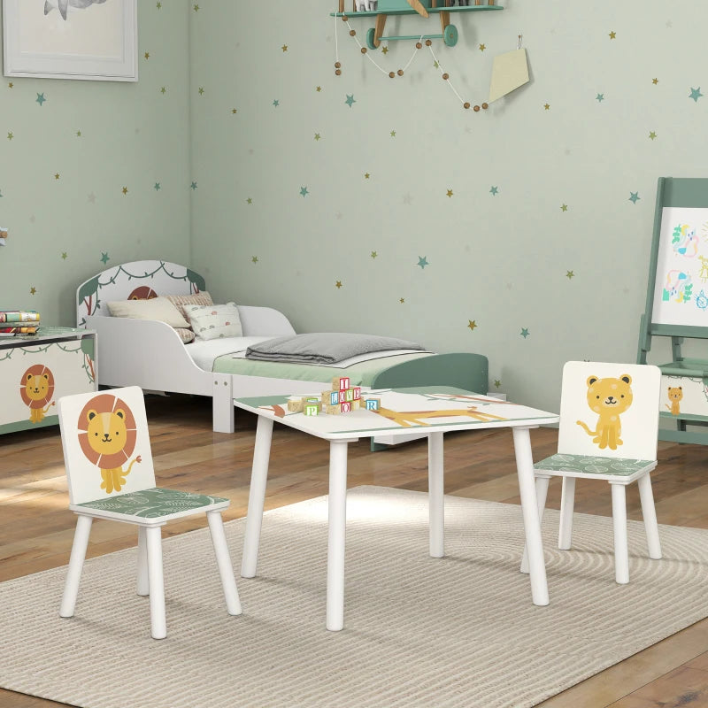 3-Piece Toddler Table and Chair Set