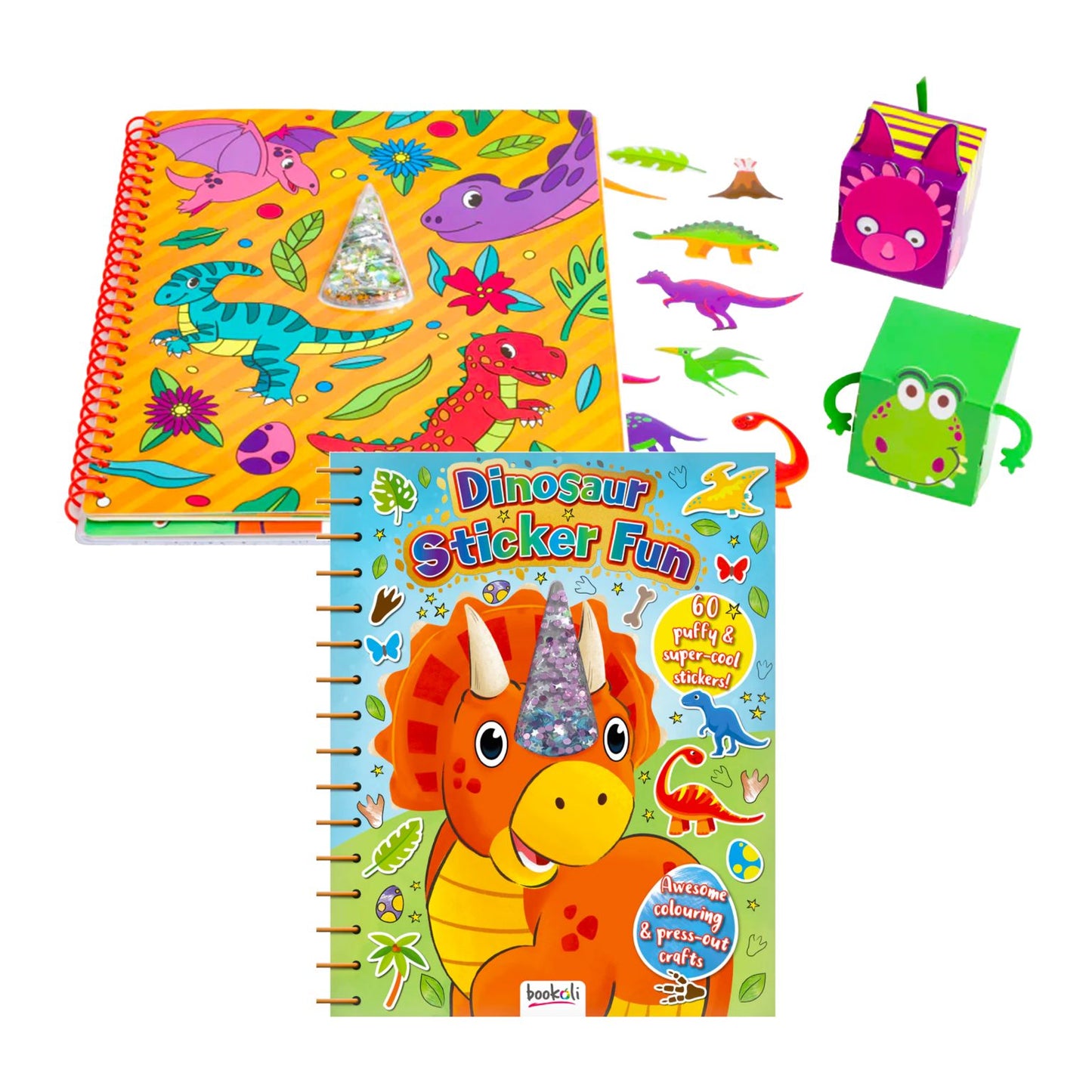 Dinosaur Puffy Press Out Fun Activity Book