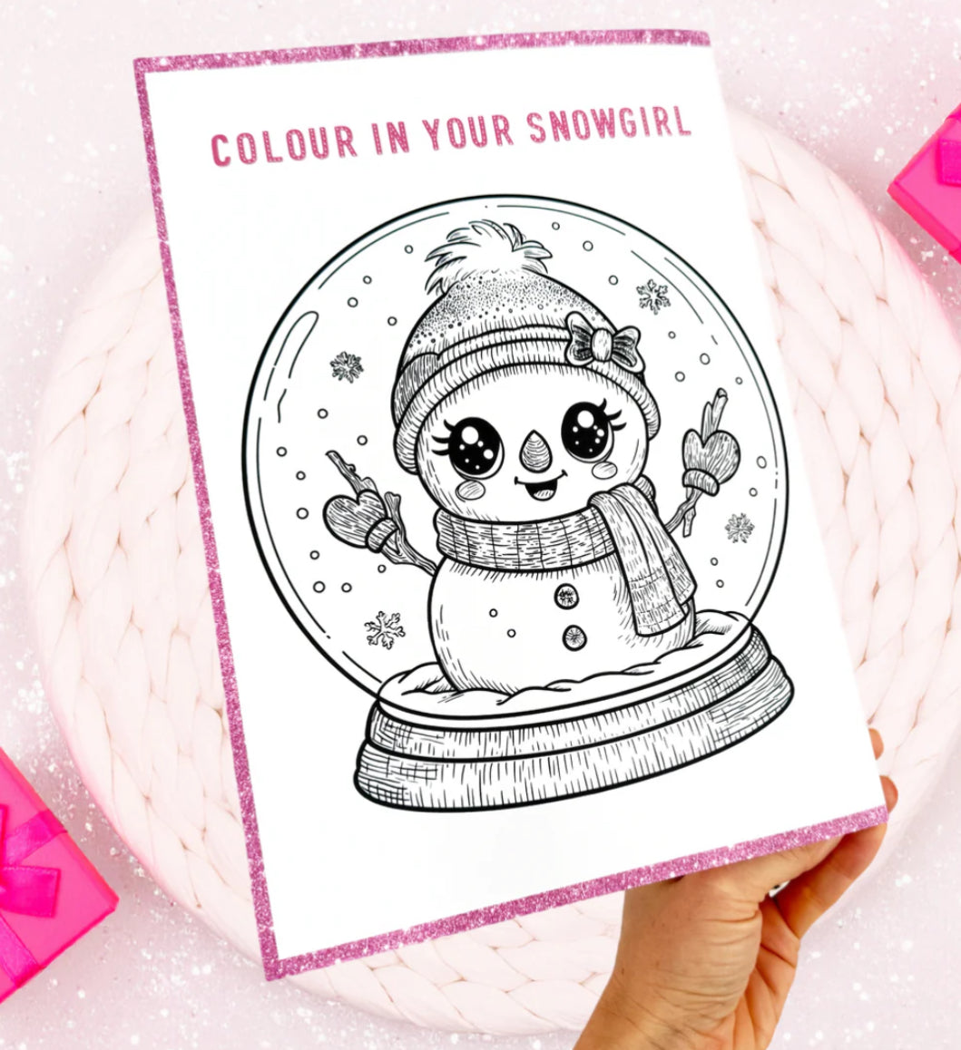 SNOWGIRL'S NORTH POLE ADVENTURE STORY BOOKLET - PREMIUM CARD