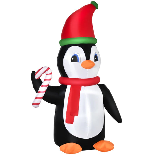 8ft Inflatable Christmas Penguin Outdoor Decoration