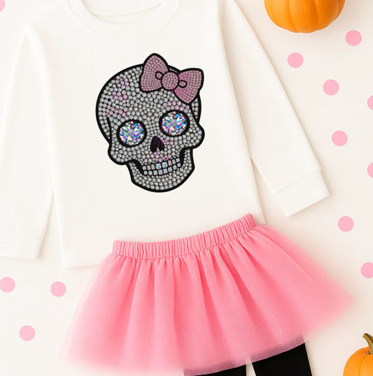Diamonte Skull Children’s Sweatshirt