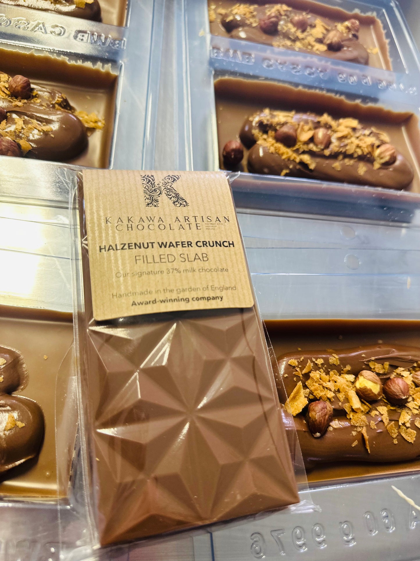 Hazelnut Wafer Crunch Filled Slab