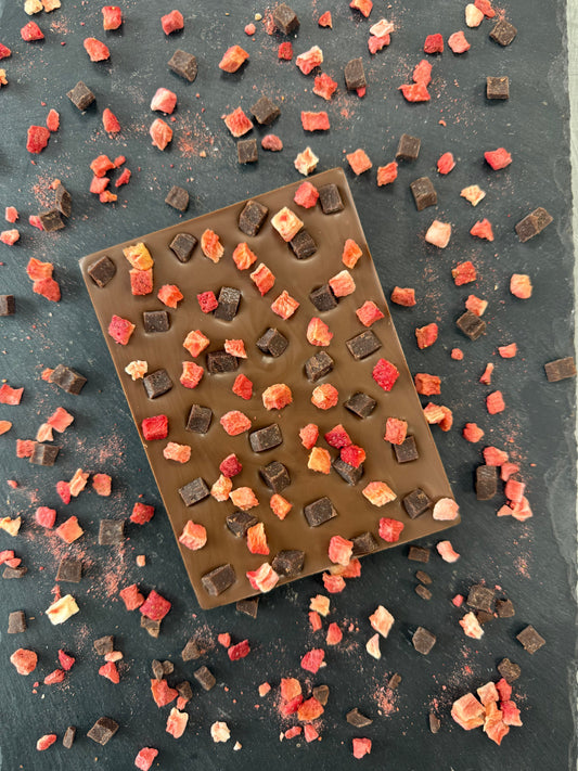 Strawberry Fudge Brownie Bloc