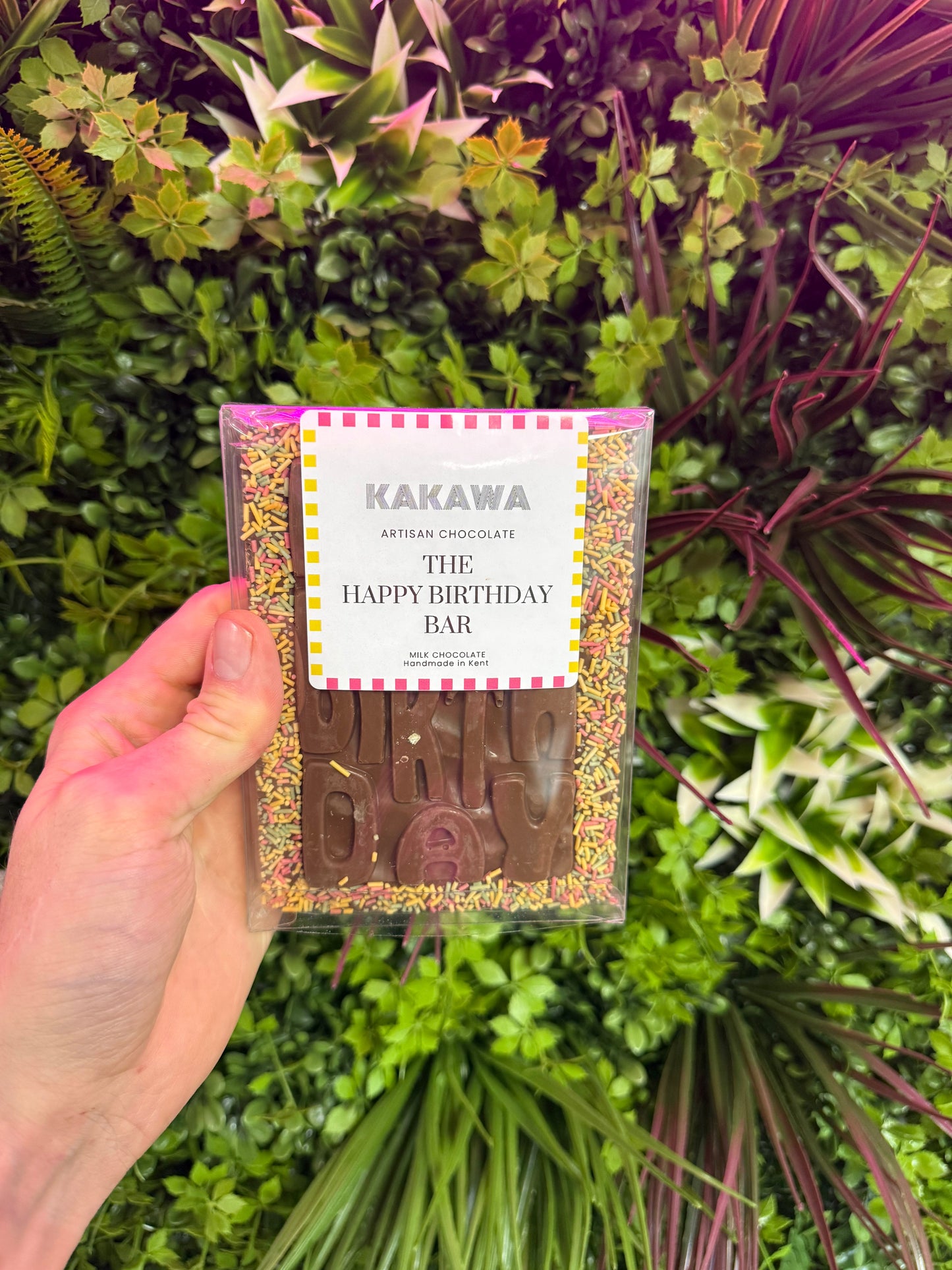 The Happy Birthday Milk Chocolate Bloc