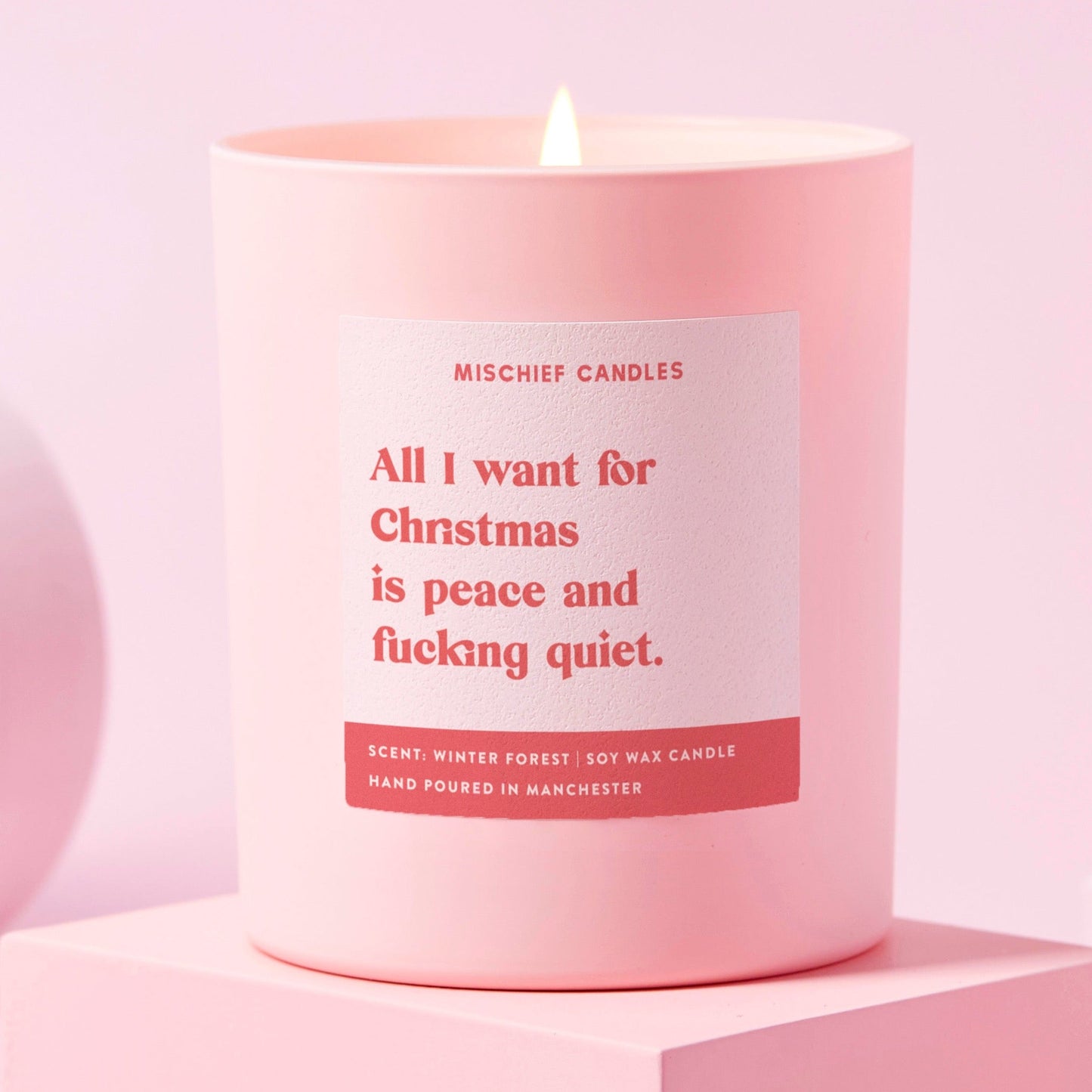 Funny Christmas Gift For Her Stocking Filler Candle Peace And Quiet